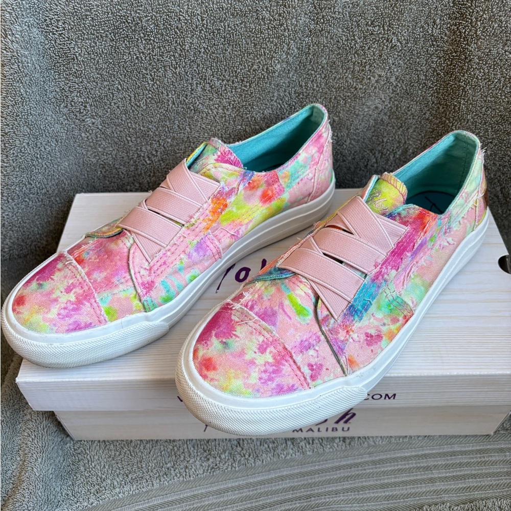 Blowfish Pink Multi-Color Sneakers